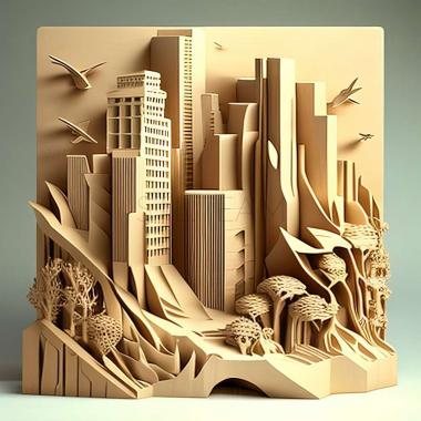 3D model Concrete Jungle game (STL)